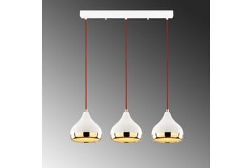 Taklampe Sood Hvit / Rød / Gull - Hvit / Rød / Gull - Belysning - Innendørsbelysning & Lamper - Taklampe - Kjøkkenlampe & taklampe kjøkken