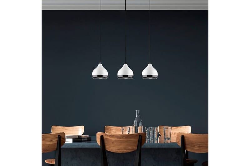 Taklampe Sood Hvit / Sølv - Hvit / Sølv - Belysning - Innendørsbelysning & Lamper - Taklampe - Kjøkkenlampe & taklampe kjøkken