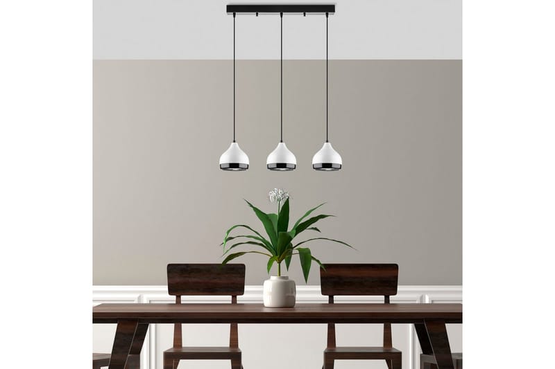 Taklampe Sood Hvit / Sølv - Hvit / Sølv - Belysning - Innendørsbelysning & Lamper - Taklampe - Kjøkkenlampe & taklampe kjøkken