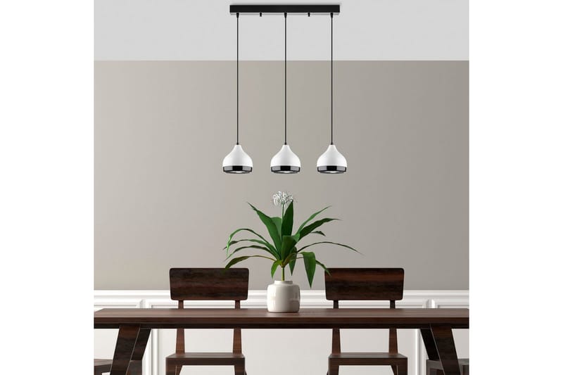 Taklampe Sood Hvit / Sølv - Hvit / Sølv - Belysning - Innendørsbelysning & Lamper - Taklampe - Kjøkkenlampe & taklampe kjøkken