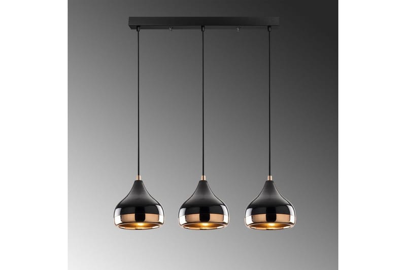 Taklampe Sood Kobber / Svart - Kobber / Svart - Belysning - Innendørsbelysning & Lamper - Taklampe - Kjøkkenlampe & taklampe kjøkken