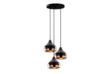 Taklampe Sood Kobber / Svart - Kobber / Svart - Belysning - Innendørsbelysning & Lamper - Taklampe - Kjøkkenlampe & taklampe kjøkken