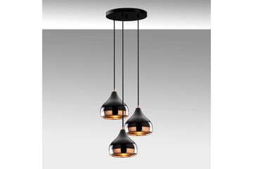 Taklampe Sood Kobber / Svart - Kobber / Svart - Belysning - Innendørsbelysning & Lamper - Taklampe - Kjøkkenlampe & taklampe kjøkken