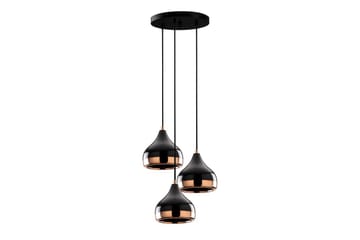 Taklampe Sood Kobber / Svart - Kobber / Svart - Belysning - Innendørsbelysning & Lamper - Taklampe - Kjøkkenlampe & taklampe kjøkken
