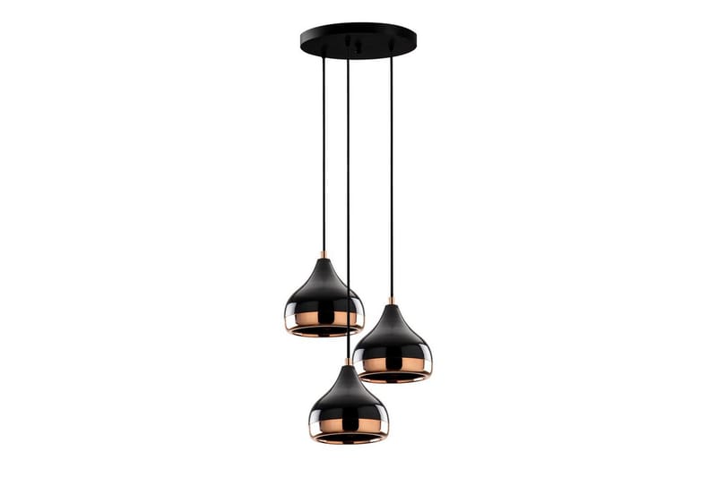 Taklampe Sood Kobber / Svart - Kobber / Svart - Belysning - Innendørsbelysning & Lamper - Taklampe - Kjøkkenlampe & taklampe kjøkken