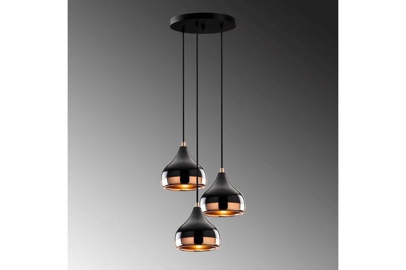 Taklampe Sood Kobber / Svart - Kobber / Svart - Belysning - Innendørsbelysning & Lamper - Taklampe - Kjøkkenlampe & taklampe kjøkken