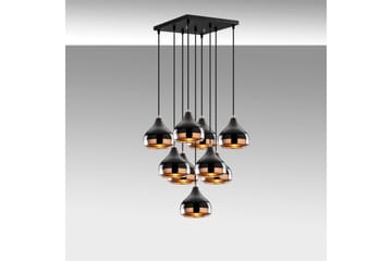 Taklampe Soodn Svart / Kobber - Svart - Belysning - Innendørsbelysning & Lamper - Taklampe - Kjøkkenlampe & taklampe kjøkken