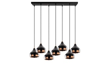 Taklampe Soodn Svart / Kobber - Svart - Belysning - Innendørsbelysning & Lamper - Taklampe - Kjøkkenlampe & taklampe kjøkken