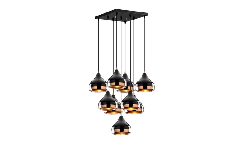 Taklampe Soodn Svart / Kobber - Svart - Belysning - Innendørsbelysning & Lamper - Taklampe - Kjøkkenlampe & taklampe kjøkken
