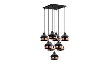 Taklampe Soodn Svart / Kobber - Svart - Belysning - Innendørsbelysning & Lamper - Taklampe - Kjøkkenlampe & taklampe kjøkken