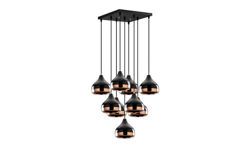 Taklampe Soodn Svart / Kobber - Svart - Belysning - Innendørsbelysning & Lamper - Taklampe - Kjøkkenlampe & taklampe kjøkken