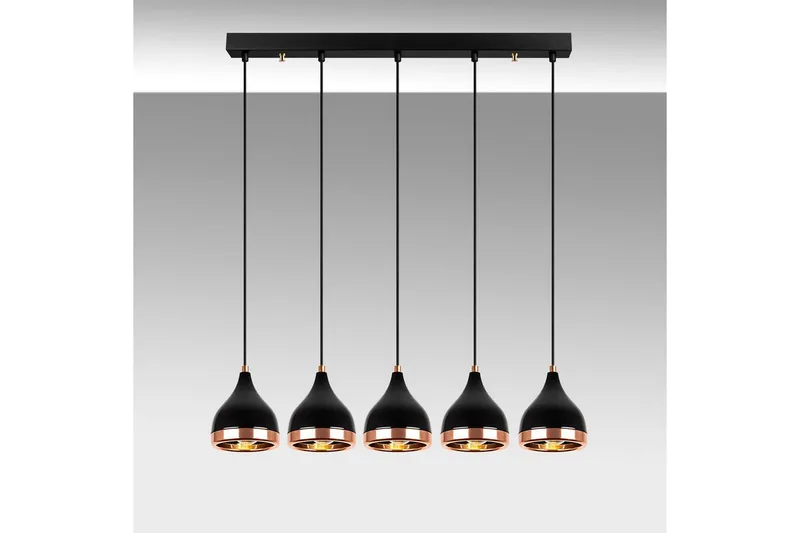 Taklampe Soodne Svart / Kobber - Kobber/Svart - Belysning - Innendørsbelysning & Lamper - Taklampe - Kjøkkenlampe & taklampe kjøkken