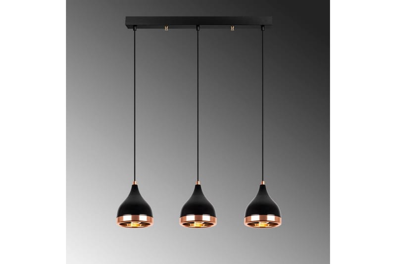 Taklampe Soodne Svart / Kobber - Kobber/Svart - Belysning - Innendørsbelysning & Lamper - Taklampe - Kjøkkenlampe & taklampe kjøkken