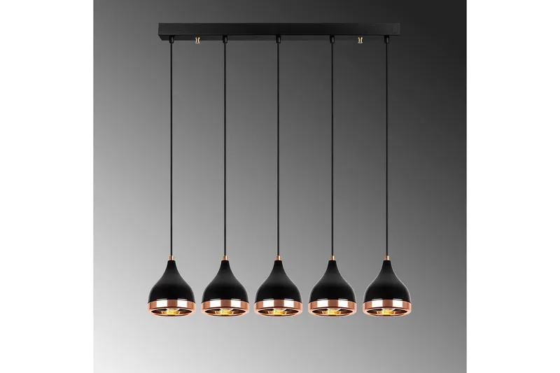 Taklampe Soodne Svart / Kobber - Kobber/Svart - Belysning - Innendørsbelysning & Lamper - Taklampe - Kjøkkenlampe & taklampe kjøkken