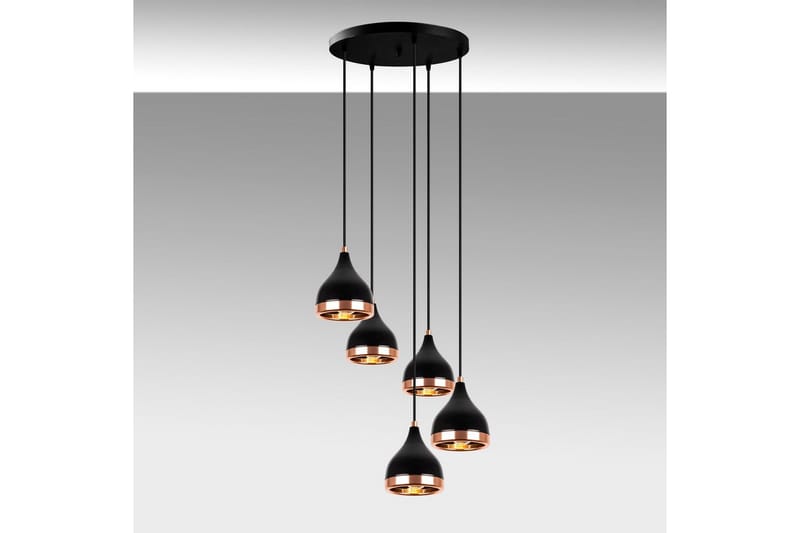 Taklampe Soodne Svart / Kobber - Kobber/Svart - Belysning - Innendørsbelysning & Lamper - Taklampe - Kjøkkenlampe & taklampe kjøkken