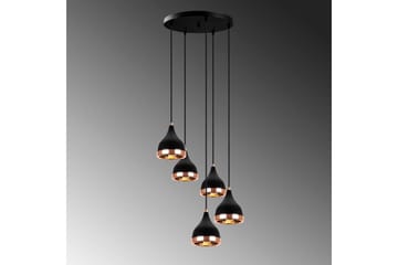 Taklampe Soodne Svart / Kobber - Kobber/Svart - Belysning - Innendørsbelysning & Lamper - Taklampe - Kjøkkenlampe & taklampe kjøkken