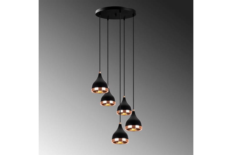Taklampe Soodne Svart / Kobber - Kobber/Svart - Belysning - Innendørsbelysning & Lamper - Taklampe - Kjøkkenlampe & taklampe kjøkken