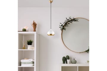 Taklampe Soodni Hvit / Gull - Hvit / Gull - Belysning - Innendørsbelysning & Lamper - Taklampe - Kjøkkenlampe & taklampe kjøkken