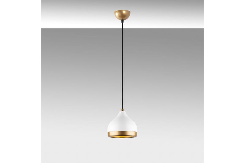 Taklampe Soodni Hvit / Gull - Hvit / Gull - Belysning - Innendørsbelysning & Lamper - Taklampe - Kjøkkenlampe & taklampe kjøkken