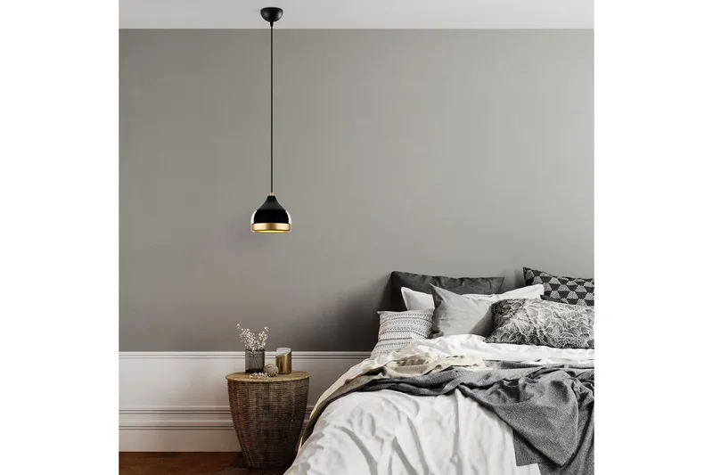 Taklampe Soodni Svart - Svart - Belysning - Innendørsbelysning & Lamper - Taklampe - Kjøkkenlampe & taklampe kjøkken