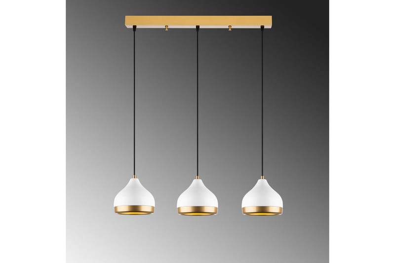 Taklampe Soodni Tre Horisont Hvit - Hvit - Belysning - Innendørsbelysning & Lamper - Taklampe - Kjøkkenlampe & taklampe kjøkken