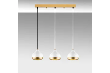 Taklampe Soodni Tre Horisont Hvit - Hvit - Belysning - Innendørsbelysning & Lamper - Taklampe - Kjøkkenlampe & taklampe kjøkken