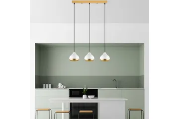 Taklampe Soodni Tre Horisont Hvit - Hvit - Belysning - Innendørsbelysning & Lamper - Taklampe - Kjøkkenlampe & taklampe kjøkken