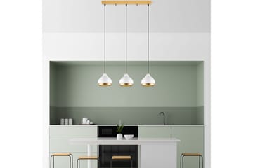 Taklampe Soodni Tre Horisont Hvit - Hvit - Belysning - Innendørsbelysning & Lamper - Taklampe - Kjøkkenlampe & taklampe kjøkken