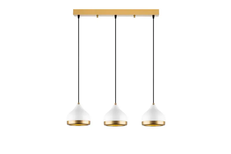 Taklampe Soodni Tre Horisont Hvit, Hvit