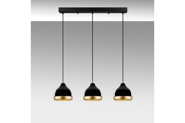 Taklampe Soodni Tre Horisont Svart - Svart - Belysning - Innendørsbelysning & Lamper - Taklampe - Kjøkkenlampe & taklampe kjøkken