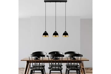 Taklampe Soodni Tre Horisont Svart - Svart - Belysning - Innendørsbelysning & Lamper - Taklampe - Kjøkkenlampe & taklampe kjøkken