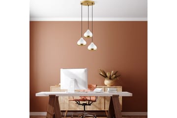 Taklampe Soodni Tre Sirkel Hvit - Hvit - Belysning - Innendørsbelysning & Lamper - Taklampe - Kjøkkenlampe & taklampe kjøkken