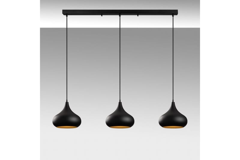 Taklampe Sorna Svart - Svart - Belysning - Innendørsbelysning & Lamper - Taklampe - Kjøkkenlampe & taklampe kjøkken