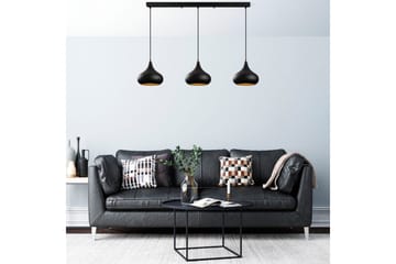 Taklampe Sorna Svart - Svart - Belysning - Innendørsbelysning & Lamper - Taklampe - Kjøkkenlampe & taklampe kjøkken