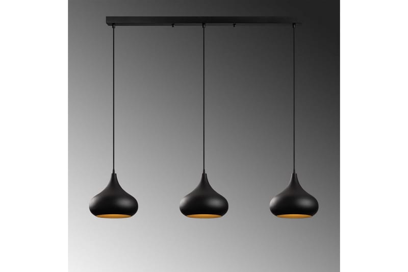 Taklampe Sorna Svart - Svart - Belysning - Innendørsbelysning & Lamper - Taklampe - Kjøkkenlampe & taklampe kjøkken