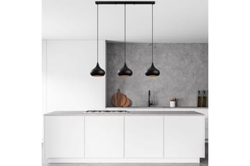 Taklampe Sorna Svart - Svart - Belysning - Innendørsbelysning & Lamper - Taklampe - Kjøkkenlampe & taklampe kjøkken
