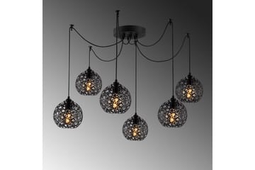 Taklampe Sourab Brilo Svart - Svart - Belysning - Innendørsbelysning & Lamper - Taklampe - Kjøkkenlampe & taklampe kjøkken