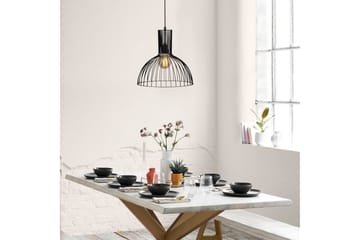 Taklampe Sourab Lysende Svart - Svart - Belysning - Innendørsbelysning & Lamper - Taklampe - Kjøkkenlampe & taklampe kjøkken