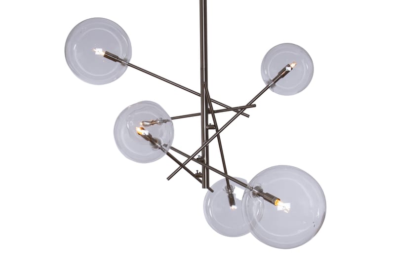 Taklampe Sphere 6 Lys Sølv - AG Home & Light - Taklampe soverom - Kjøkkenlampe & taklampe kjøkken - Lamper gang - Vinduslampe - Pendellamper & Hengelamper - Taklampe stue - Vinduslampe hengende - Taklampe