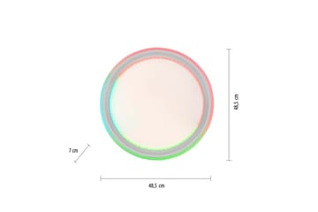 Taklampe Spheric - 48,5x8,5x48,5 cm - Belysning - Innendørsbelysning & Lamper - Taklampe - Takplafond