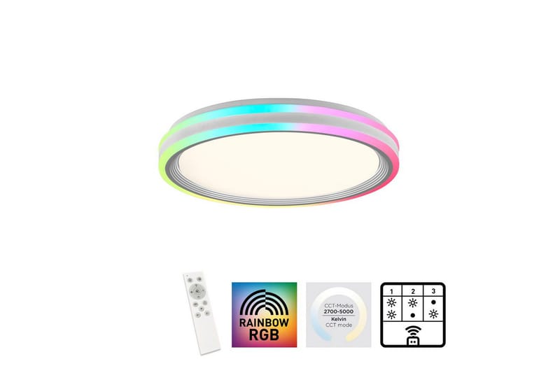 Taklampe Spheric - 48,5x8,5x48,5 cm - Belysning - Innendørsbelysning & Lamper - Taklampe - Takplafond