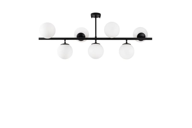 Taklampe Subin Flat Svart / Hvit - Svart / Hvit - Belysning - Innendørsbelysning & Lamper - Taklampe - Kjøkkenlampe & taklampe kjøkken