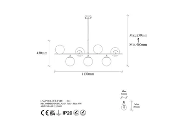 Taklampe Subin Shine Vintage / Transparent - Vintage / Transparent - Belysning - Innendørsbelysning & Lamper - Taklampe - Kjøkkenlampe & taklampe kjøkken