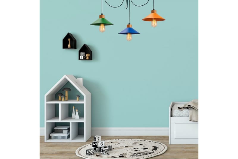 Taklampe Sudalwani Grønn / Blå / Oransje - Grønn / Blå / Oransje - Belysning - Innendørsbelysning & Lamper - Taklampe - Kjøkkenlampe & taklampe kjøkken