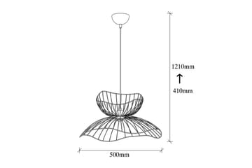 Taklampe Sudaskey To Svart - Svart - Belysning - Innendørsbelysning & Lamper - Taklampe - Kjøkkenlampe & taklampe kjøkken