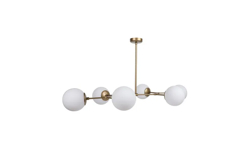 Taklampe Sudatoor Fibran Gul / Hvit - Gul / Hvit - Belysning - Innendørsbelysning & Lamper - Taklampe - Kjøkkenlampe & taklampe kjøkken