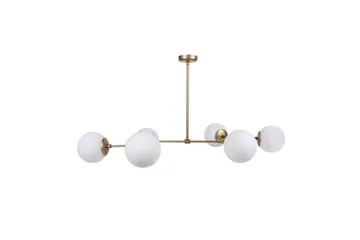 Taklampe Sudatoor Fibran Gul / Hvit - Gul / Hvit - Belysning - Innendørsbelysning & Lamper - Taklampe - Kjøkkenlampe & taklampe kjøkken