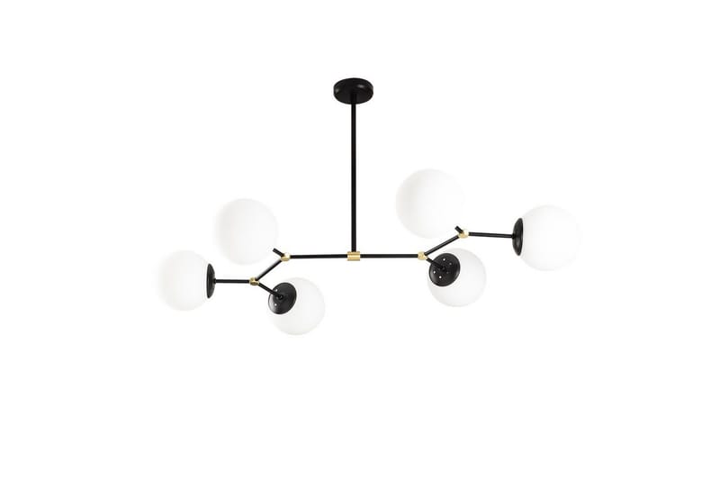 Taklampe Sudatoor Fibran Svart / Hvit - Svart / Hvit - Belysning - Innendørsbelysning & Lamper - Taklampe - Kjøkkenlampe & taklampe kjøkken