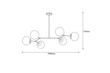 Taklampe Sudatoor Fibran Svart / Hvit - Svart / Hvit - Belysning - Innendørsbelysning & Lamper - Taklampe - Kjøkkenlampe & taklampe kjøkken