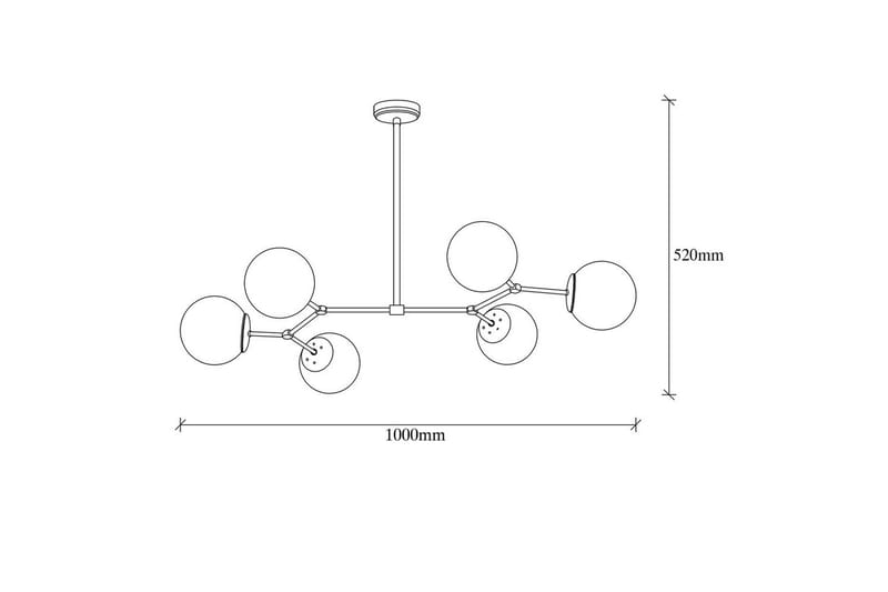 Taklampe Sudatoor Fibran Svart / Hvit - Svart / Hvit - Belysning - Innendørsbelysning & Lamper - Taklampe - Kjøkkenlampe & taklampe kjøkken